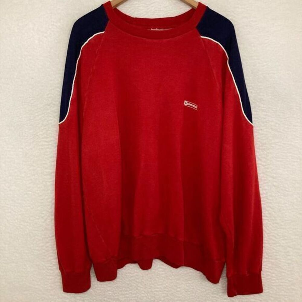 Vtg Converse Sweatshirt Mens Fits Like L Long Sleeve Crew Neck Sweater 80s‎ 90s